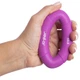 Эспандер кистевой силиконовый кольцо Zelart Jello Smile Fit 5512-50 нагрузка 50LB Purple - изображение 3
