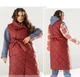 Теплий жилет ST-Style 12312 48-50 Бордовий - изображение 4