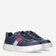 Дитячі кросівки для хлопчика Tommy Hilfiger Flag Low Cut Lace-up Sneaker T3X9-32867-1355800- 33 Сині (8052578204214) - зображення 2