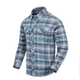 Рубашка Defender Mk2 PiLGrim Shirt Helikon-Tex Blue Plaid L Тактическая - изображение 1