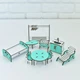 Набор кукольной мебели для Лол NestWood Базовый 9 шт мятный (kml001) - изображение 2