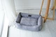 Лежак для собак Harley and Cho Dreamer 120 х 80 x 18 см с бортами Grey Velvet (3100098) - изображение 6