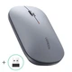 Бездротова безшумна миша UGREEN MU001 Portable Wireless Mouse Gray (90373) - зображення 2