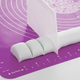 Силіконовий килимок для випічки та розкачування тіста MAT Violet 50*40 см - зображення 2