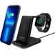 Зарядний пристрій Canyon WS-304 Foldable 3in1 Wireless charger (CNS-WCS304B) (10269286) - зображення 6