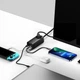 Сетевое зарядное устройство 4 выхода на 65W Baseus GaN3 Pro Desktop Powerstrip (2xType-C + 2xUSB + AC). Black - изображение 5