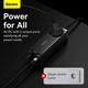 Сетевое зарядное устройство 4 выхода на 65W Baseus GaN3 Pro Desktop Powerstrip (2xType-C + 2xUSB + AC). Black - изображение 8