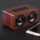 Портативная Bluetooth Колонка TopRoad Wooden Dark Деревянная - изображение 3