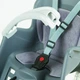 Дитяче велокрісло переднє Polisport BILBY JUNIOR заднє кріплення grey-silver (8632800002) - зображення 3