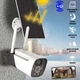 Уличная Wi-Fi камера видеонаблюдения с солнечной панелью 1080P Full HD Defender 8000 мАч с записью на microSD Белая - изображение 1