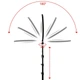 Набор блогера 4в1 Ring Light кольцевая лампа R14Tripod-36см, 3 держателя телефона, пульт, сумка + штатив 2.1м + Bluetooth пульт + Микрофон петличка - изображение 3