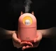 Увлажнитель воздуха с функцией детского ночника и аромадиффузора Aroma Humidifier Cat c подсветкой LED 3в1 на 300 мл Котик Розовый - изображение 3
