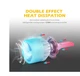 Автомобильные светодиодные лампы Turbo Led C6-H3-36W-3800LM головной свет для фар с активным охлаждением, влагозащищенные (839109) - изображение 3