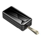 Мощный Power Bank Kamry 80000-t4 с индикатором и фонариком, 4хUSB, Type-C, Micro, Lightning, быстрая зарядка Черный - изображение 4