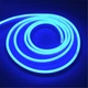 Світлодіодна стрічка з блоком живлення HitLED NEON 5 метрів, силіконова, вологозахищена 12V-220V Синя - зображення 3
