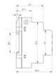 Трифазне реле контролю напруги і фаз 5A [NTRNP311M] РНПП-311М (Н) Новатек-Електро - зображення 8