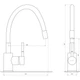 Смеситель для кухни Globus Lux LAZER GLLR-0203SG - изображение 5