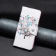 Чехол с рисунком Deexe Color Wallet для Motorola Edge 40 Neo - Flower Tree - изображение 5