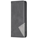 Чехол-книжка с кармашками UniCase Geometric Pattern для Xiaomi Redmi Note 13 Pro 4G - Black - изображение 2