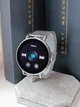 Ультра тонкий смарт-годинник Smart Watch T8 AMOLED дисплей, пульсометр, оксиметр, тонометр, крокомір, режим спорт, для чоловіків і жінок, срібло (001438763). - зображення 8