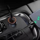 Адаптер автомобильный Hoco Micro USB Cable Blue shield single port Car charger Z46 1USB, 18W/3A, QC| grey - изображение 6