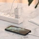Сетевое зарядное (СЗУ) Borofone BA53A Powerway (2USB/2.1A) + MicroUSB Белый - изображение 3
