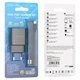 Универсальное сетевое Зарядное Устройство Borofone BA53A Powerway 2USB/2.1A + кабель MicroUSB /Black - изображение 6