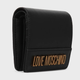 Portfel damski Love Moschino Portafogli Pvc Nero Galv.Ott.V. JC5628PP0AKM Czarny ocynk.Ott.V. (8059826141437) - obraz 2