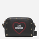 Сумка крос-боді жіноча крос-боді Love Moschino Borsa Saffiano Pu Nero JC4367PP0EKG Black (8054400641587) - зображення 1