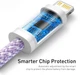 Кабель для айфона BASEUS Dynamic Series Fast Charging Data Cable Быстрая зарядка Type-C to Lightning 1m, 20W Purple (CALD000005) - изображение 10