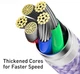 Кабель для айфона BASEUS Dynamic Series Fast Charging Data Cable Быстрая зарядка Type-C to Lightning 1m, 20W Purple (CALD000005) - изображение 8