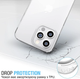 Чехол FlexGear для iPhone 14 Pro и 2X защитных стекла для экрана - Crystal Clear (500201222-X003B4QYFX) - изображение 4