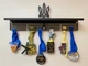 Медальниця "E-Trophy" з поличкою для кубків Герб-2 Сталева(чорний) - изображение 1