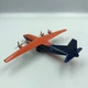 Модель літака Aнтонов Ан -12 Cavok (ATMA) Reg: UR-СSJ (помаранчевий/чорний) (без логотипу) - изображение 2