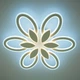 Люстра светодиодная потолочная LUMINARIA AURORA DOUBLE 120W 6F 620/80 WHITE 220V IP20, LED светильник с пультом ДУ - изображение 4