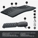 Клавіатура бездротова Logitech ERGO K860 Bluetooth/Wireless Black (920-010110) - зображення 6