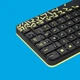 Комплект бездротовий Logitech MK240 Nano Black RUS (920-008213) - зображення 5