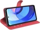 Чехол IETP для Motorola Moto E20 / E40 книжка кожа PU с визитницей красный - изображение 2