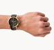 Чоловічий наручний годинник Fossil FS5763 Золото\Коричневий Натуральна шкіра - зображення 6
