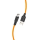 Кабель Hoco X21 USB Type-A Type-C 3 A 1m Black-Orange (6931474711953) - зображення 1