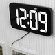 Годинник настільний електронний LOSSO Premium W-500, настільний будильник з LED-підсвіткою чорний - зображення 4