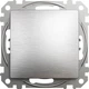1-клавишный переключатель Schneider Electric Sedna Design Матовый алюминий (SDD170106) - изображение 3