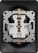 Двойная розетка 2P + E с заземляющим контактом Schneider Electric Sedna Design Черный (SDD314221) - изображение 4