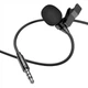 Мікрофон петличний Hoco L14 3.5 mm 1.5m Mini-Jack black - зображення 3