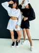 Костюм жіночий літній котоновий блуза та шорти прямого вільного крою Seventeen L-XL Білий 1751.4660 - зображення 5