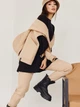 Брюки спортивные женские теплые на флисе на резинке с манжетами Seventeen L-XL Кофейные 1977.5100 - изображение 3