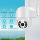 Беспроводная уличная WiFi камера ICSEE WHD814B 4.0Mp PTZ с удаленным доступом Белая - изображение 4
