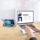 Подставка для ноутбука VHG S63 складная поворотная 360⁰C с вентилятором Rotatable Laptop Stand Silver - изображение 9