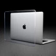 Чехол накладка Matte Hard Shell Case для Macbook Pro 16'' Soft Touch Clear - изображение 3