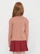 Детский кардиган для девочки Coccodrillo Basic Girl ZC2172201BAG 98 см Коричневый (5904706045929) - изображение 2